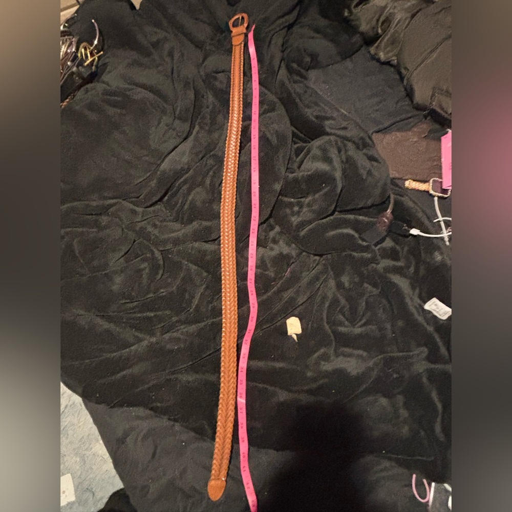 NWOT Unisex Brown Braided Belt
